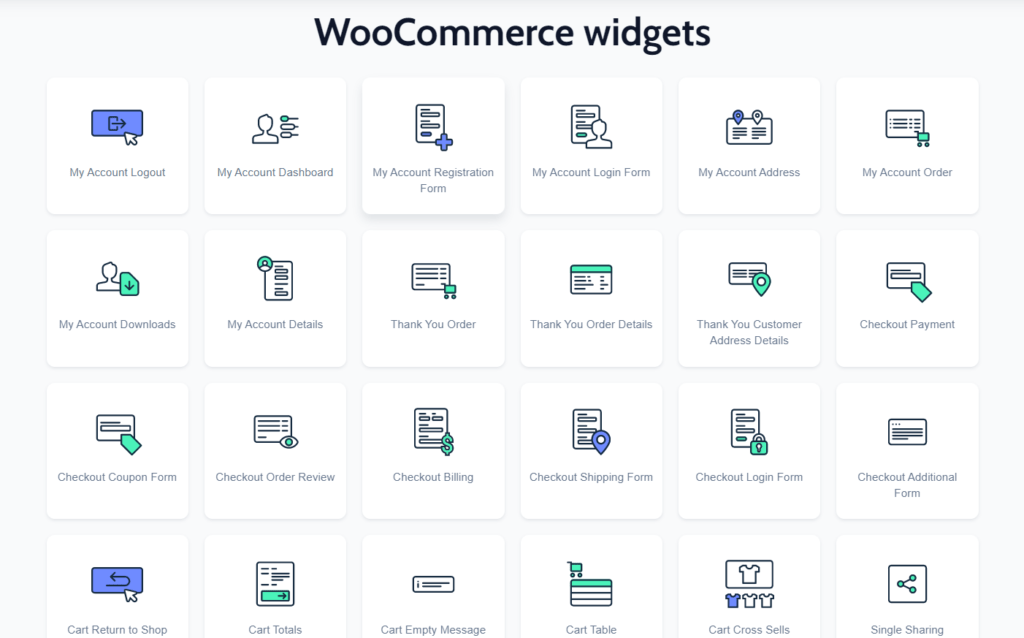 Crocoblock - widget per WooCommerce