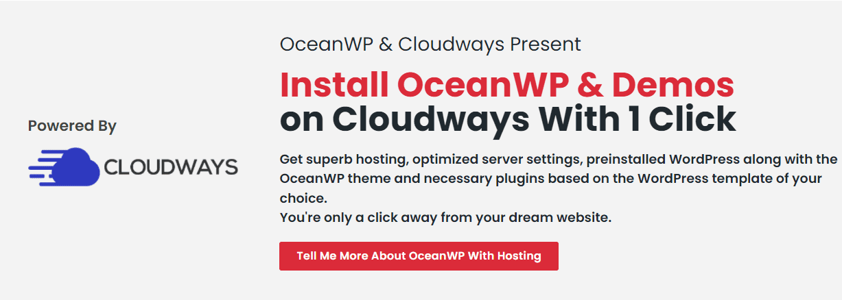 OceanWP - Cloudways