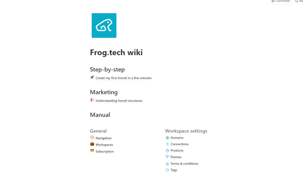 Frog Tech Verkaufstrichter