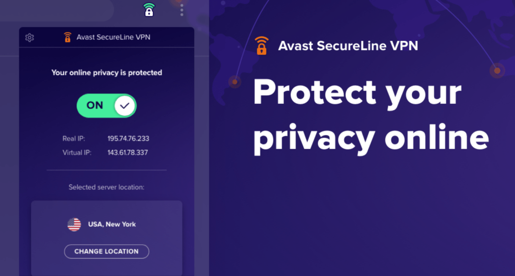 avast VPN SecureLine Image