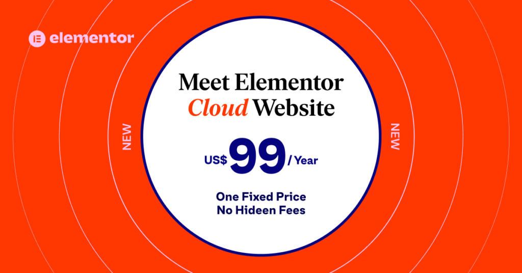 Elementor Cloud Webbplats - Banner
