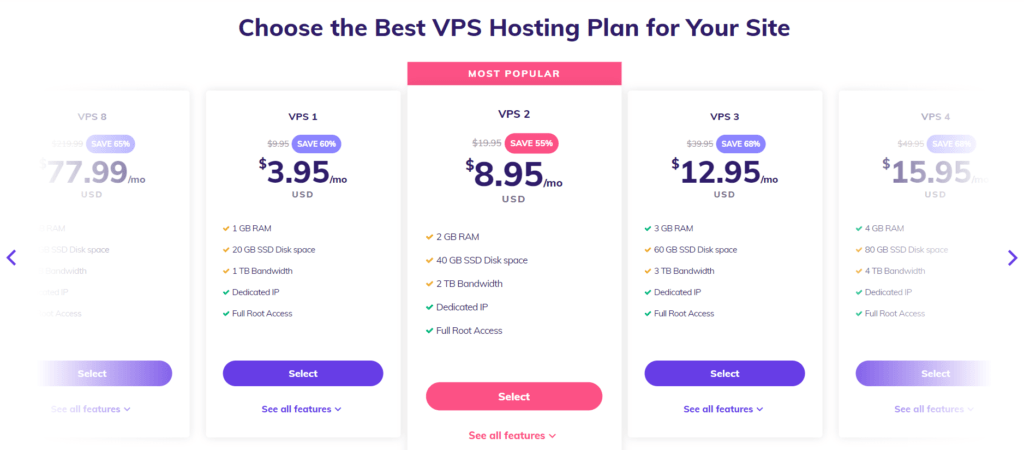 Hostinger VPS Hosting - Pläne - Webhosting