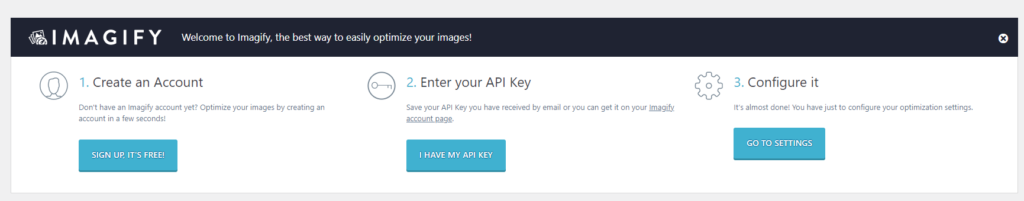 Installing IMAGIFY and creating an account